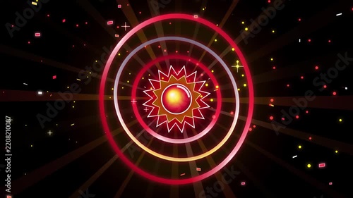 Black Sphere Smoothly Rotating and Expanding in a Seamless Looping Animation Featuring Rotation, Motion
