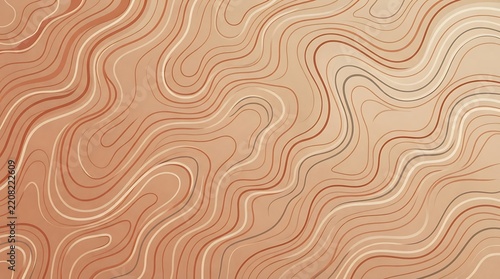 Abstract topographic line pattern background for design with copy space