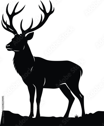 deer silhouette vector