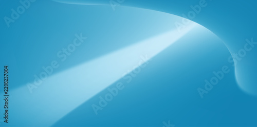 Abstract Blue Fluid Wave Background with Smooth Gradient and Modern Minimal Design