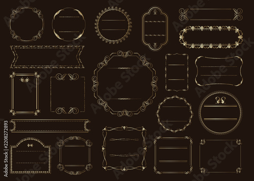Vintage watch parts and mechanisms displayed against a dark brown background