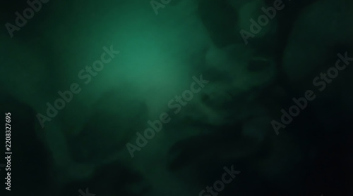deep emerald green and black gradient background, heavy film grain texture, soft atmospheric light glow, smooth color transition, dark organic atmosphere, abstract minimal, high resolution, commercial