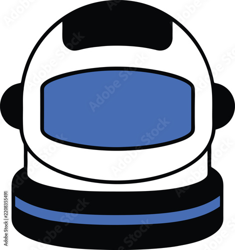 blue hat isolated on white background