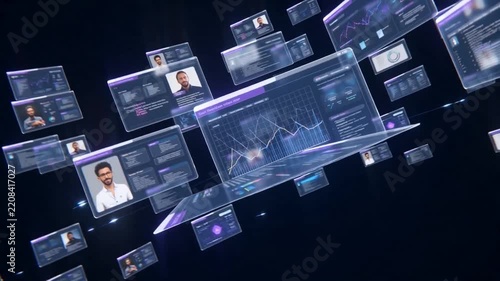 Exploring sound wave analysis and data presentation in a digital interface with user profiles and analytics