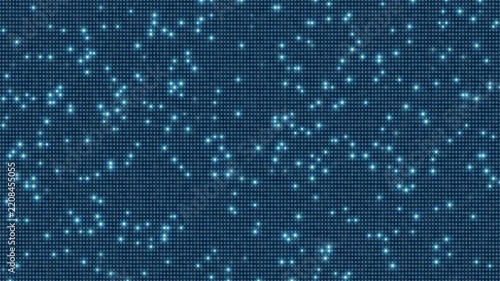 Panel de luz con destellos de color azul