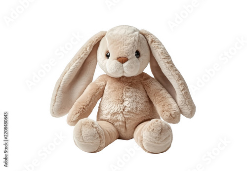 Plush bunny toy representing childhood innocence and comfort