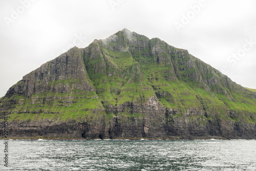 beautiful nature of Vestmanna Sea cliffs in the Faroe Islands