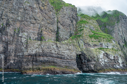 beautiful nature of Vestmanna Sea cliffs in the Faroe Islands