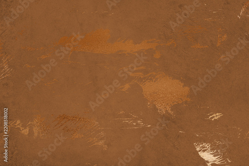 Distressed brown rust texture background with grunge metallic finish for professional design