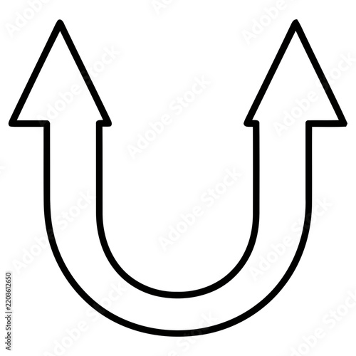 U-Turn Arrow Icon