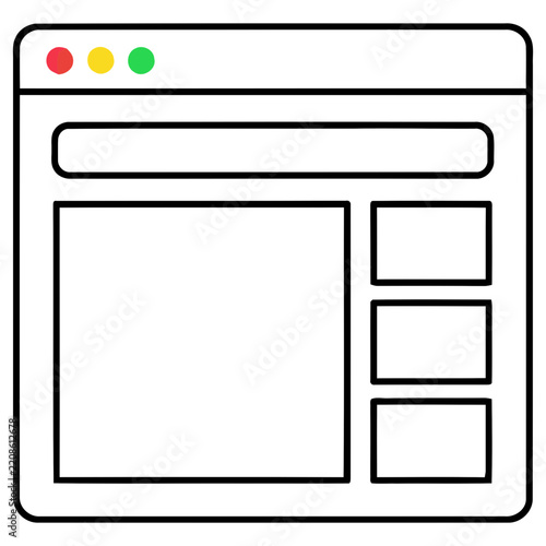 Web Browser Window Icon