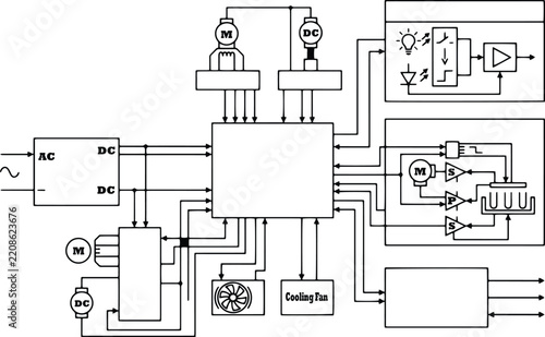 Medical diagnostic analyzer with electronic components performing testing in laboratory setting with technical focus