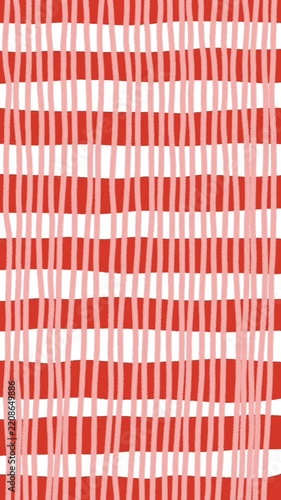 red and white striped background