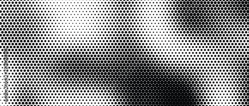 Abstract Monochrome Halftone Pattern With Gradient Dot Texture For Modern Graphic Design Backgrounds