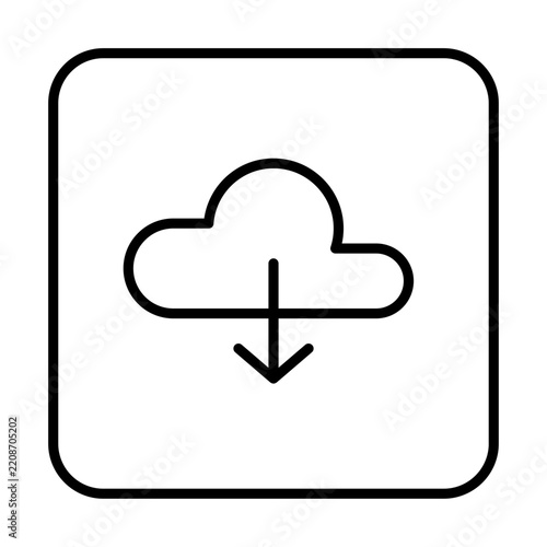 Cloud Download Icon