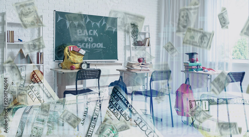 Education costs and school funding, financial burden of back to school suppli...