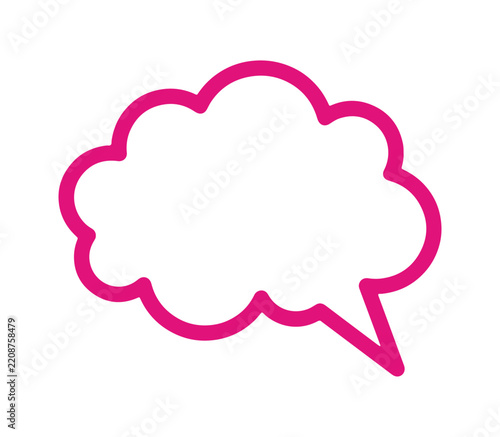 Speech Bubble and Comic Talk Balloon Outline Collection, Hand Drawn Conversation, Dialogue and Communication Elements