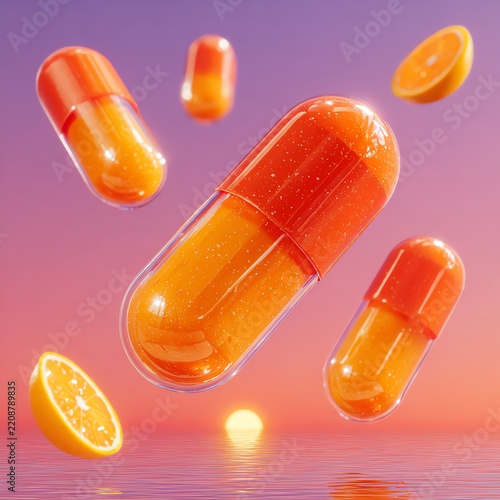 red and yellow pills