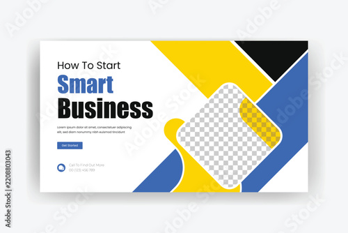 Marketing Strategy Business Agency Banner Template