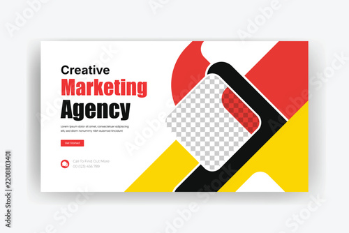 Business Marketing Agency Promotional Banner Design