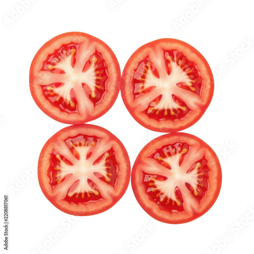Fresh sliced tomatoes