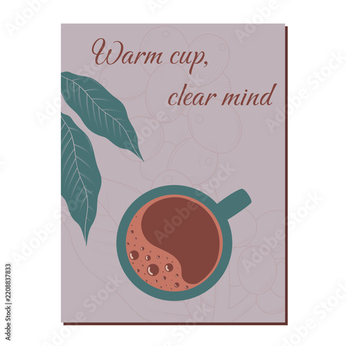 coffe poster minimalistic design