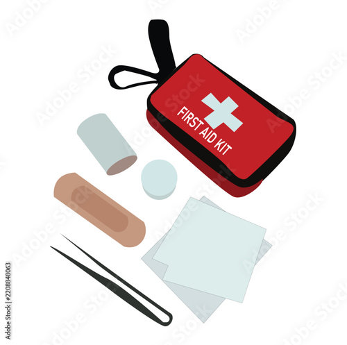 First aid kit and its contents