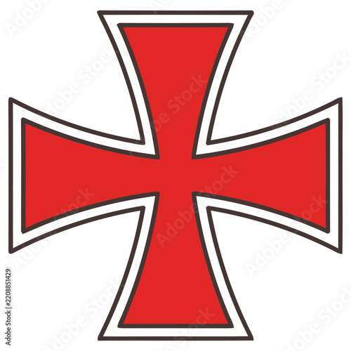 Red cross symbol