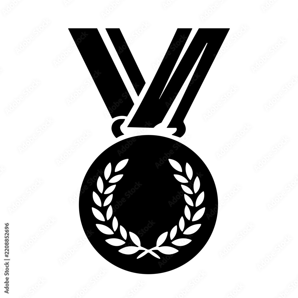 Obraz premium Sports medal symbolizing victory achievement championship and competitive success