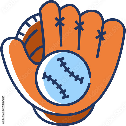 baseball glove icon