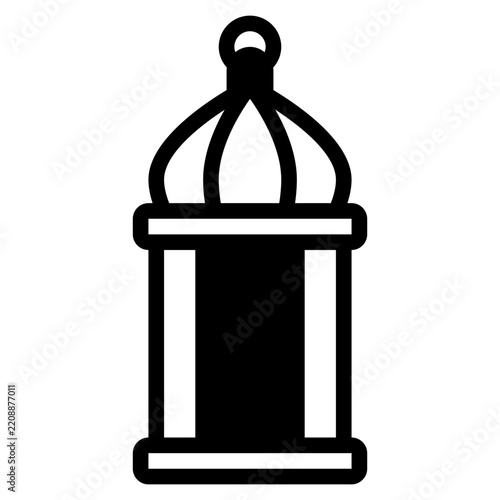 Flat style vector illustration of a candle holder with a lit candle, featuring simple shapes and warm color tones, suitable for design projects, websites, and print media.
