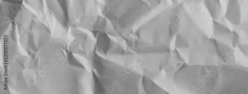 Gray Crumpled Paper Texture Background