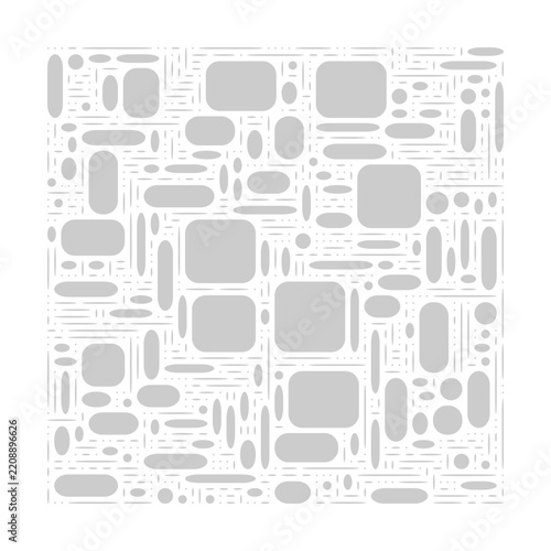 Minimalist geometric backpack pattern abstract