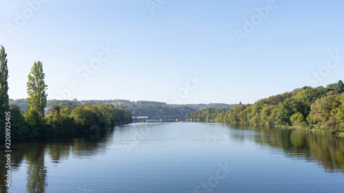 Nature of Germany - Woodland reflection on Baldeneysee