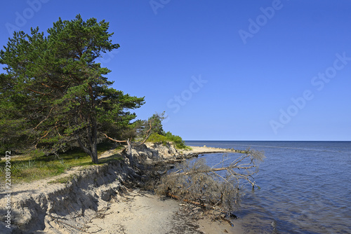Kolka, Latvia - the northernmost tip of the Courland Peninsula. It is a cape that separates the Baltic Sea from the Gulf of Riga