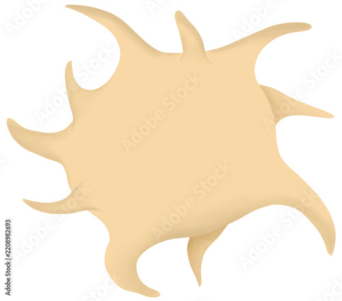 Blood platelet cell vector illustration