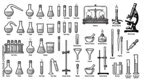 Vintage Scientific Laboratory Equipment Collection