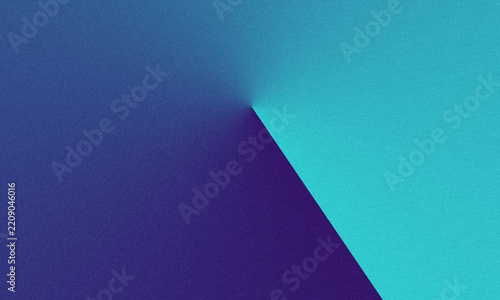 Blue and Cyan Conical Gradient Background with Grainy Noise Texture
