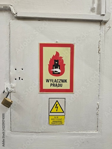 Obraz na płótnie fire alarm system