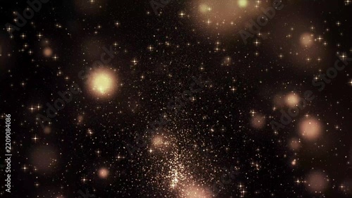 Magic Particle Background with Glowing Sparkles and Dreamy Light Effects