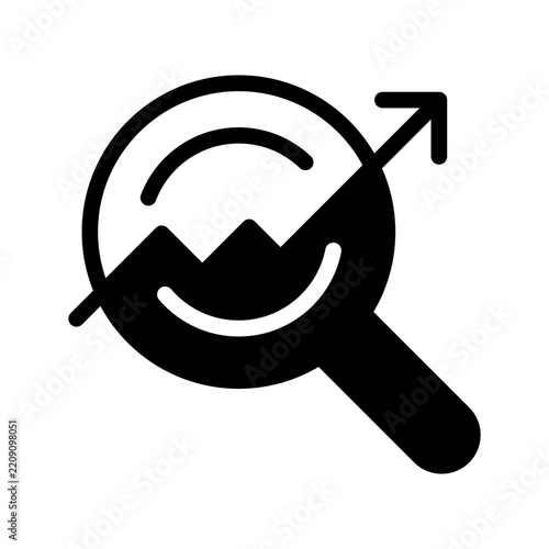 Analysis Icon Vector Symbol Design Illustration
