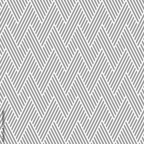 Seamless vector texture. Modern geometric background with intersecting stripes.