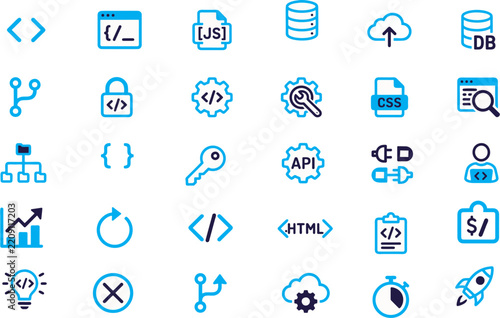 Computer Programming Code digital icon file ESIGN 35304.eps