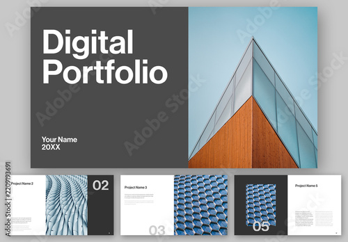 Digital Portfolio Layout