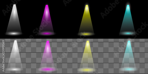 Modern track lighting fixture with four adjustable spotlights isolated on white background for interior design