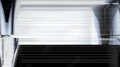 Error screen glitch distortion transition with damaged grunge effect