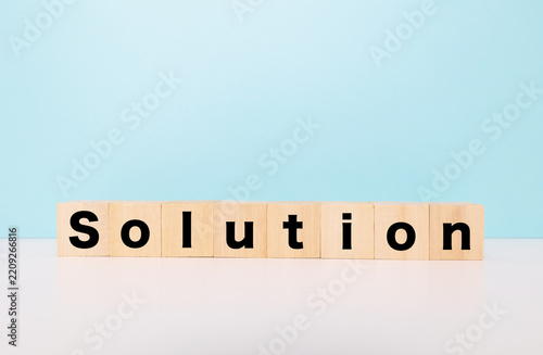 Solutionブロック文字