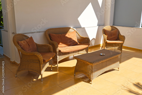 Fotografie A cozy seating area.