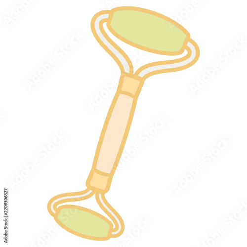 Facial Roller Vector Illustration 