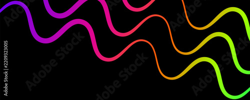 Colorful sound waves for party, DJ, pub, clubs, discos. Audio equalizer technology. illustration for mobile app.